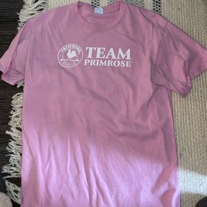 Pink and white primrose tshirt